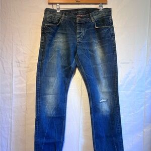 Tommy Hilfiger Men's Dark Blue Straight Jeans